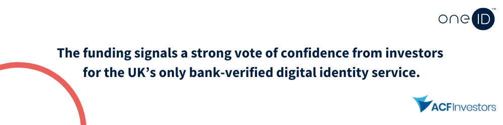 OneID bank-verified ID gets strong support from investors