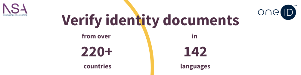 ID Scan from OneID verify every nationality