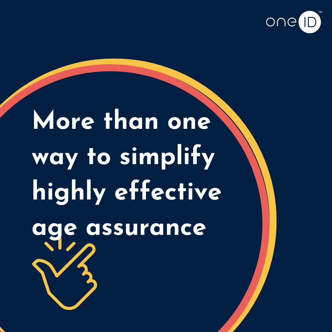 OneID's age assurance methods